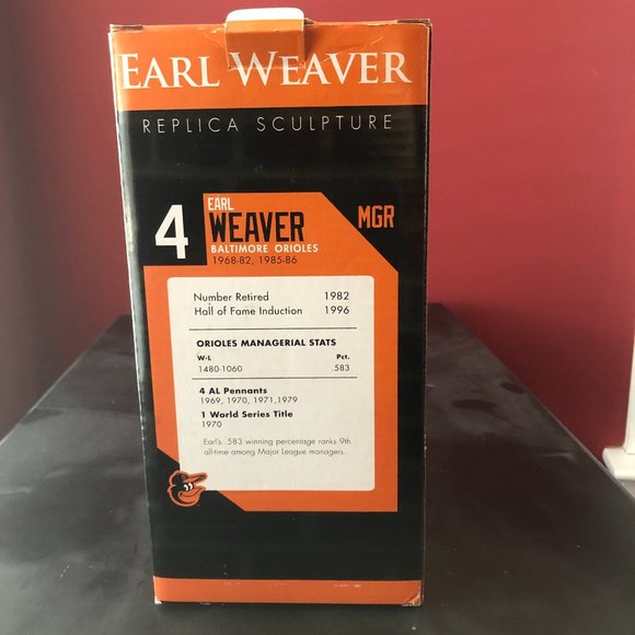 Earl Weaver Replica Statue Sculpture - Picture 4 of 7